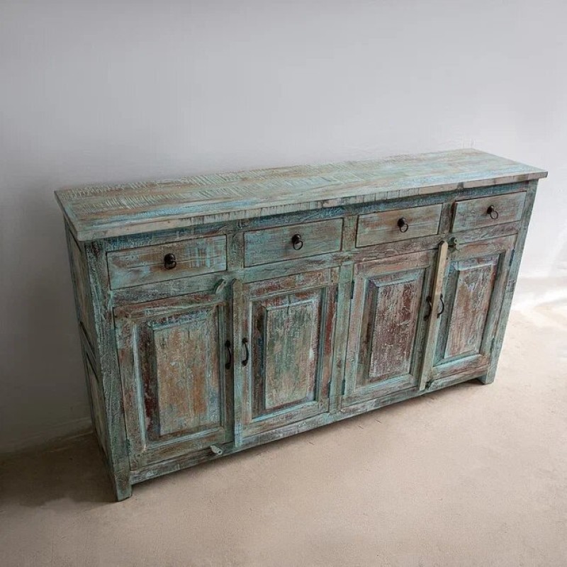 Blue-Washed Sideboard